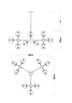 Люстра на штанге Arte Lamp BOLLA A1664SP-12CC, 12хE14