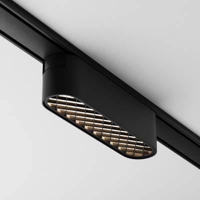Трековый светильник Basis Grid Radity 4000K 6Вт 120°, TR084-1-6W4K-B. TM Maytoni