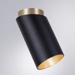 Точечный накладной светильник Arte Lamp CONE A5360PL-1BK, GU10