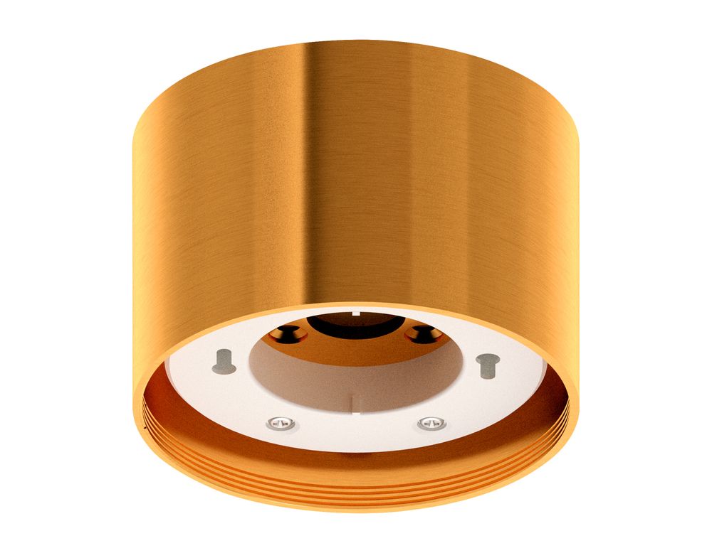 Корпус светильника накладной C8121 PYG золото желтое полированное D85*H60mm GX53