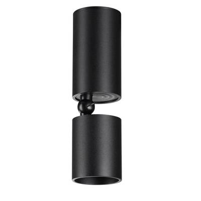 359317 OVER NT24 000 черный Светильник накладной светодиодный IP20 LED 10W 85-265V 3000K 1100Лм TUBO