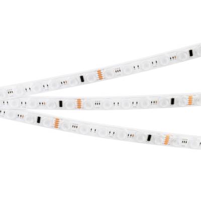 Светодиодная лента герметичная DMX-FLT-PS-S36-23mm 24V RGB-PX6 (20 W/m, IP67, 30deg, 5m) (Arlight, бегущий огонь)
