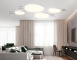 Светильник светодиодный потолочный FV5535 WH белый LED 90W 3000K D600*58 (Без ПДУ)