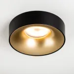 L01002327 Светильник LEVIGO MR16/HP16 ЗОЛОТО/ЧЕРНЫЙ МАТОВЫЙ (010023+510027)