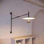 Светильник SP-CAMPANA-WALL-L1450-9W Warm3000 (BK, 130 deg, 230V, TELESCOPIC) (Arlight, IP20 Металл, 5 лет)