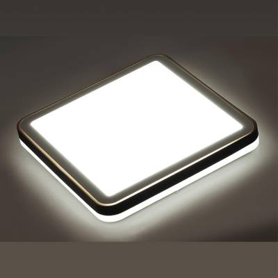 7621/DL PALE SN 108 Светильник пластик/черн./медный LED 48Вт 3000-6300K 440х440 IP43 пульт ДУ EFFA