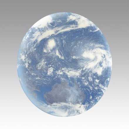 3085/DL PALE SN 70 Светильник пластик/белый/синий LED 48Вт 4000К D380 IP43 SPACE