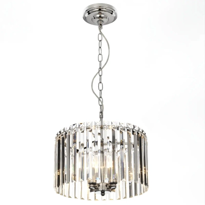 Citilux Джейн CL306141 Хрустальная подвесная люстра Хром