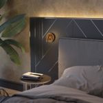 3913/9WL HIGHTECH ODL20 409 золот/металл Настен.св-к с лампой д/чтения с выкл LED 9W 3000K 220V BEAM