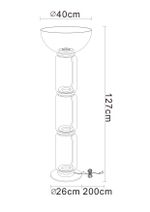 Торшер Divinare TRUMPET 1242/06 PN-30, 1хLED