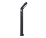 09200-F(220V),16(07) Светильник уличный Линден серый 220V w10*24 h80 Led 10W (4000K) Декоративная подсветка зеленая.