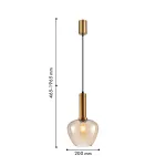 Подвес Dubbel 4356-1P, 1*E27*40W. ТМ F-Promo