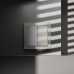 VLS020504 Перекрестный переключатель встраиваемый VOLTUM S70 двухклавишный 10А, (шелк). (ТМ Maytoni)