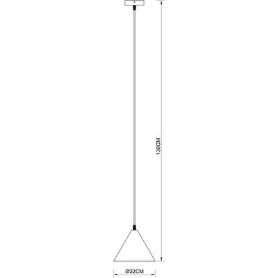Подвесной светильник Arte Lamp DAVID A7033SP-1BK, 1хE27