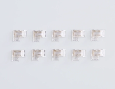 Соединитель угловой COB RGB 12/24V для лент 10mm GS6891 (4 конт.) (10шт. в комплекте)
