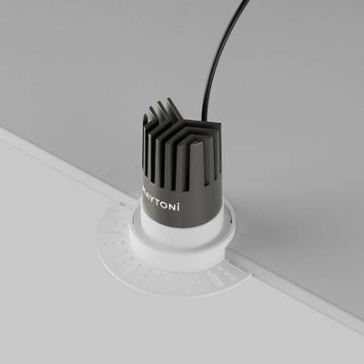 Встраиваемый светильник Dip Hight 4000K 9Вт 9° DL124-10W-4K-TRS-W. TM Maytoni