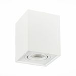 ST109.507.01 Светильник потолочный Мат. белый GU10 1*50W  L100xW100xH123 220V Без ламп