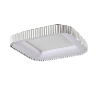 7767/56L AVRA LED SN 578 Светильник металл/белый LED (56Вт+14Вт) 3000-6000K 500х500 IP43 пульт ДУ+подсветка SHARMEL
