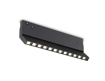 Светильник светодиодный трековый Magnetic 48V 10mm GL2360 BK черный IP20 10W 3CCT 3000-6400K 200*10*73