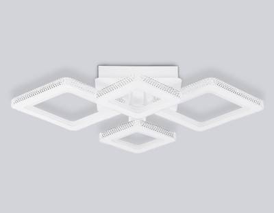 Потолочный светодиодный светильник с пультом FA8878/2+2 WH белый 3000K-6400K 88W 710*520*125 (ПДУ ИК)