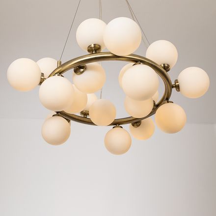 Подвесная люстра Arte Lamp BOLLA-PICCOLO A3988SP-20AB, 20хG9