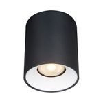 ST167.452.01 Светильник потолочный Черный GU10 1*50W IP20 D80xH95 220V Без ламп