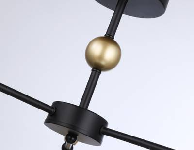 Подвесной светильник TR3169/3 BK/GD черный/золото E27/3 max 60W D580*380