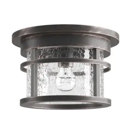4044/1C NATURE ODL18 699 коричневый/патина Уличный потолочный светильник IP44 E27 60W 220V VIRTA