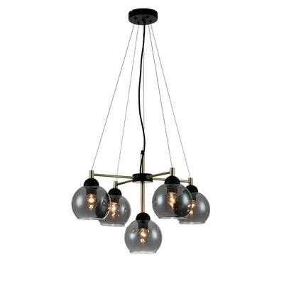 Подвесной светильник Indigo 11029/5P Black, 5хE27