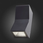 SL088.431.02 Светильник уличный настенный ST-Luce Черный кварцевый LED 2*7W 4000K