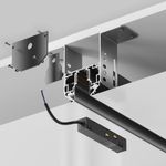Шинопровод для монтажа Exility в натяжной ПВХ потолок, 2м, черный, TRX034-SCH-422B. TM Maytoni