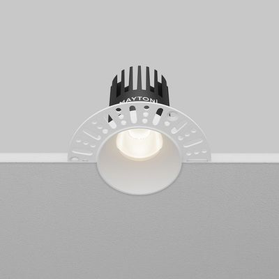 Встраиваемый светильник Dip 4000K 10Вт 50° 2,5 см, DL119-10W-4K-TRS-W. TM Maytoni