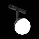 ST358.436.07 Магнитный трековый светильник Черный LED 1*7W 3000K 520Lm Ra>80 120° IP20 L120xW90xH192 48V