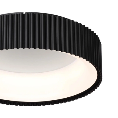 7712/56L AVRA LED SN 574 Светильник металл/акрил/белый/черный LED 56Вт 3000-6500К D460 IP20 пульт ДУ SHARMEL