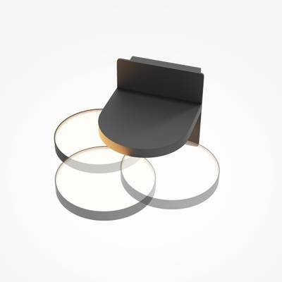 Настенный светильник (бра) Flap 3000К 12Вт, MOD354WL-L12B3K. TM Maytoni