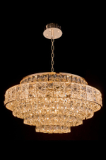 Люстра подвесная Majeste Gold FL1060-21P, E14х21