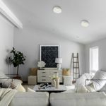 7657/11L MITRA LED SN 549 Светильник пластик/белый LED 11Вт 4000K D200 IP20 PLUTO WHITE