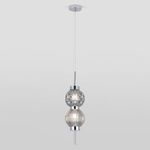 Подвесной светильник со стеклянными плафонами 50186/2 хром