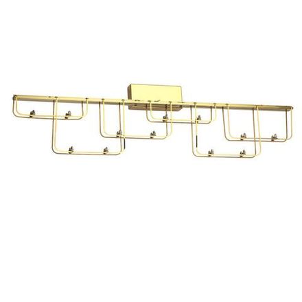 7060/12WL HIGHTECH ODL26 Настенный светильник  нерж/сталь золото  IP20 LED 12W 1080Лм 3000K 220V ZAHA