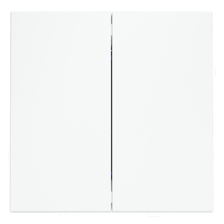 VLS020502 Перекрестный переключатель встраиваемый VOLTUM S70 двухклавишный 10А, (белый матовый). (ТМ Maytoni)