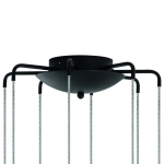 L8T747447 Люстра TUBO LED 40W 2560LM 25G ЧЕРНЫЙ 4000K (574737+747447 (8шт)
