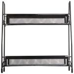 Этажерка настольная двухуровневая L’ordine Nero, 31,5*17*33 см