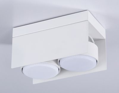 Накладной поворотный светильник со сменной лампой TN70845/2 SWH белый песок GX53/2 172*92*92