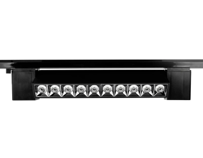 Трековый однофазный светодиодный светильник GL6689 BK черный LED 12W 4200K 24°