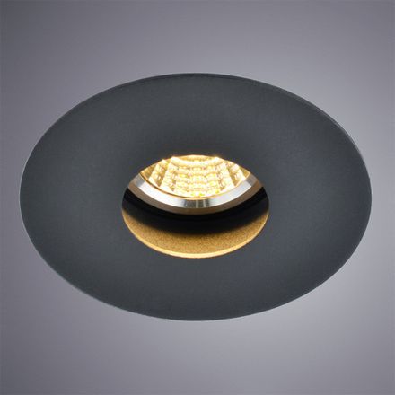 Точечный встраиваемый светильник Arte Lamp ACCENTO A3217PL-1BK, 1хGU10