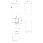 Фасадный светильник Arte Lamp TORCULAR A1813AL-1BK, 1хLED