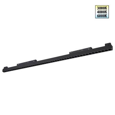359627 SHINO NT25 158 черный Трековый светильник для низков. шинопровода с переключ. цв. темпер. IP20 LED 3000К\4000К\6000К 45W 48V FLUM