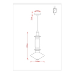 Подвесной светильник Arte Lamp FIORATO A2442SP-11PB, 1хLED
