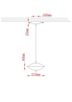Подвесной светильник Arte Lamp ANDROMEDA A2089SP-6GO, 1хLED