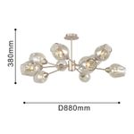 Потолочная люстра Tilda 2658-10U, 10*E14*40W. ТМ F-Promo